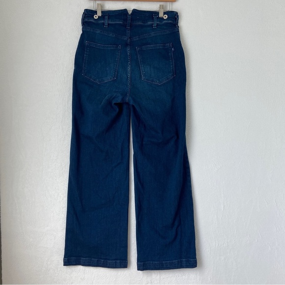 Pilcro Anthropologie Womens Blue Denim The Pier Relaxed Trouser Jeans Size 27 - Picture 10 of 16